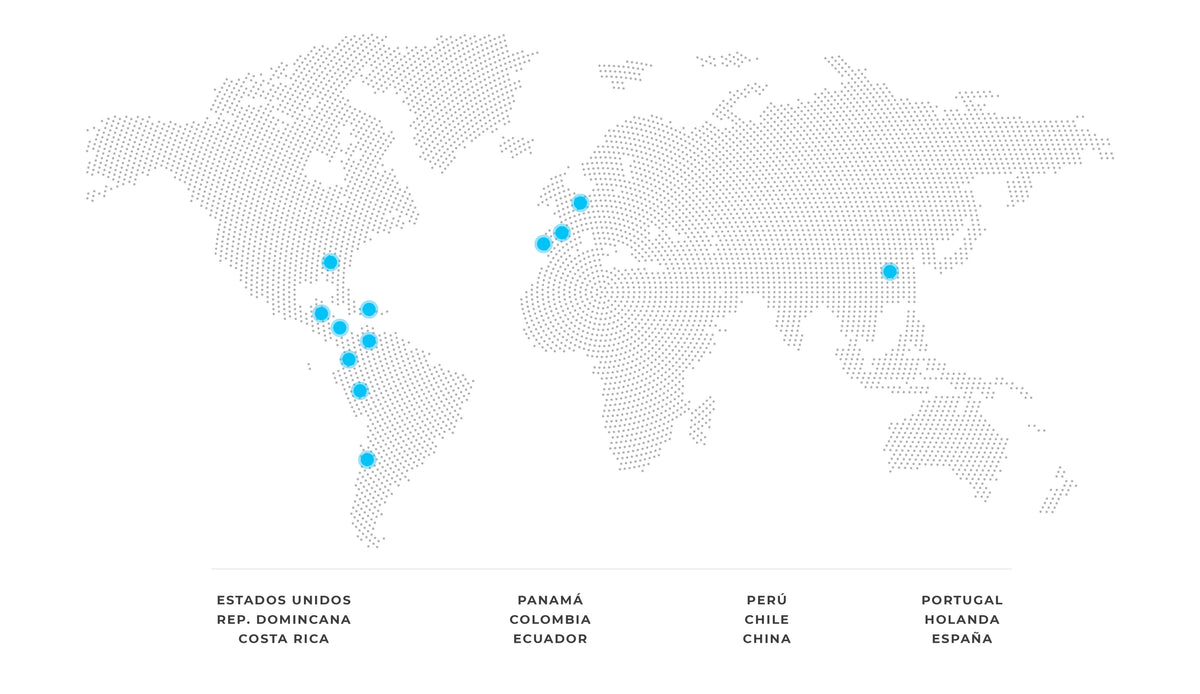 Sutex en el mundo
