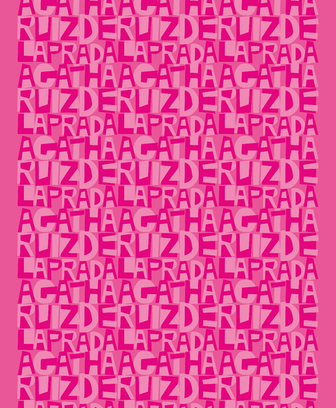 MANTA COLLAGE LETRAS AGATHA