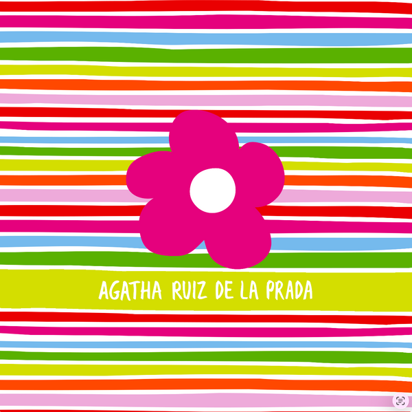 FUNDA DE COJIN FLOR LINEAL AGATHA
