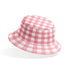 Patrón de cuadros rosado y blanco estilo gingham