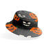 Calabazas y Fantasmas Halloween Negro Tela