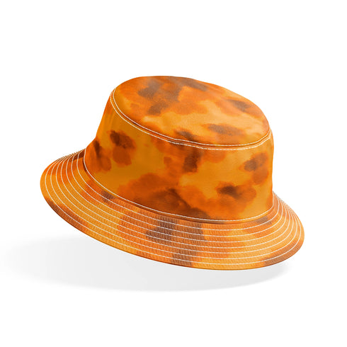 Fondo Abstracto Naranja y Marrón Tela