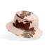 Flores Vintage Marrones sobre Beige Tela