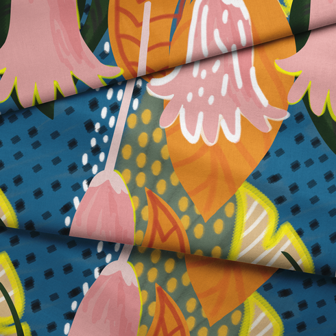 fabric fold mockup