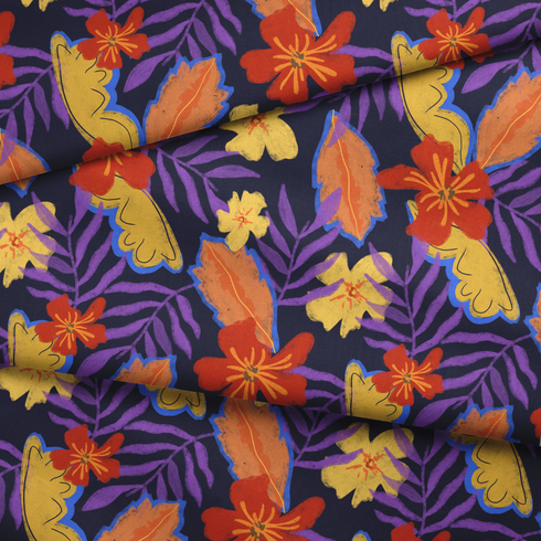 fabric fold mockup
