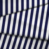 Rayas verticales anchas en blanco y azul marino