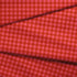 Patrón de cuadros en tonos rosados y rojos vibrantes