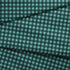 Patrón de cuadros en tonos verde agua, verde azulado y negro estilo minimalista