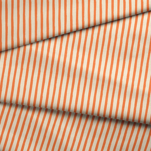 Rayas Naranja Verticales Tela