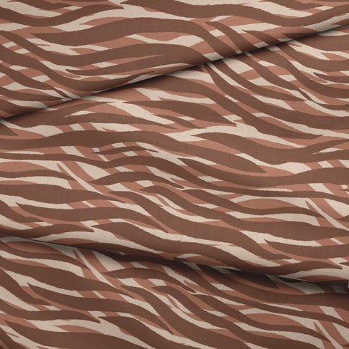 Ondas Marrones y Beige Textura Tela