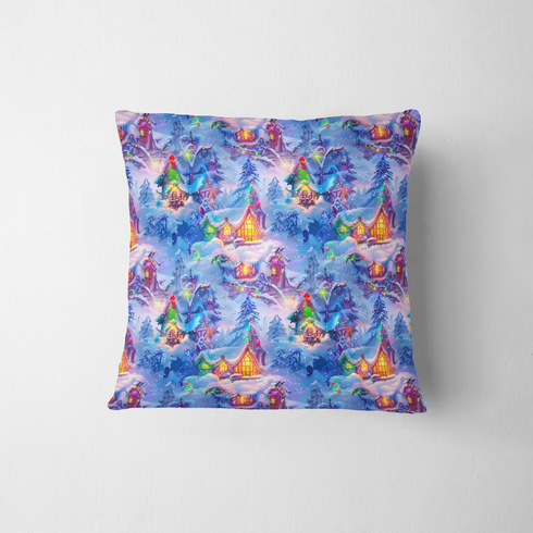 fabric pillow mockup