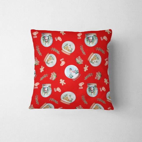 fabric pillow mockup