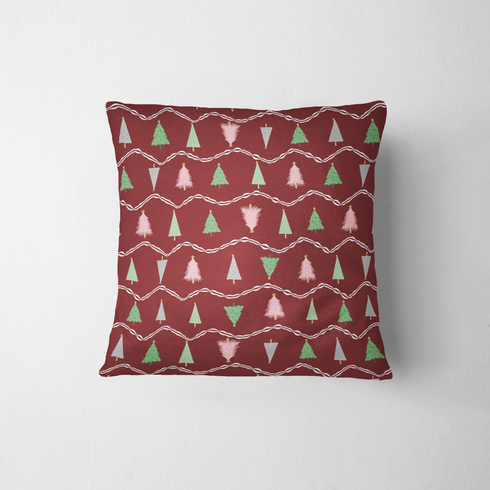 fabric pillow mockup