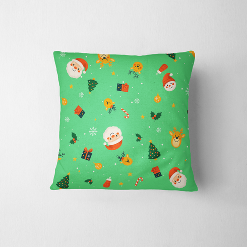 fabric pillow mockup
