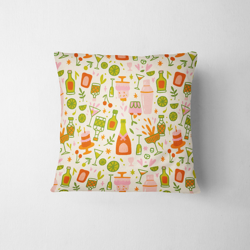 fabric pillow mockup