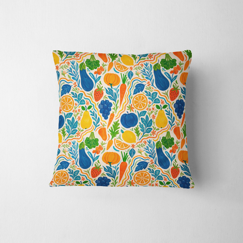 fabric pillow mockup