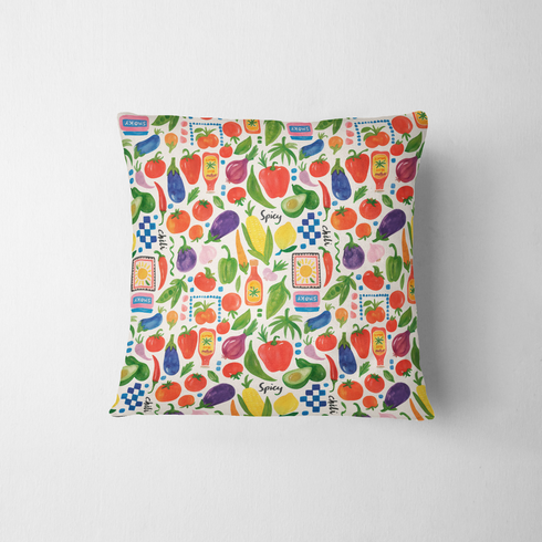 fabric pillow mockup