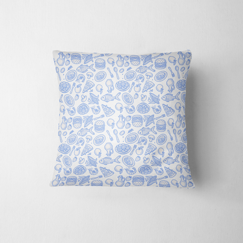 fabric pillow mockup