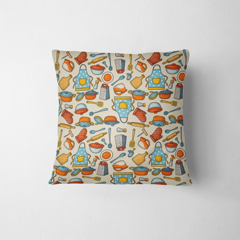 fabric pillow mockup