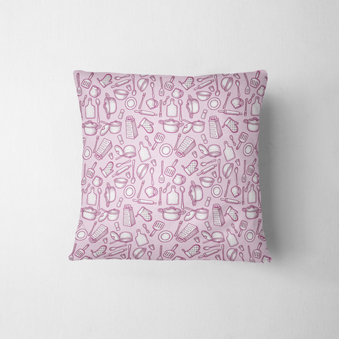 fabric pillow mockup