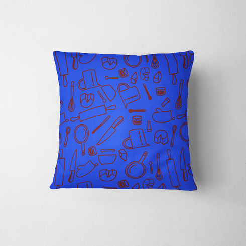 fabric pillow mockup