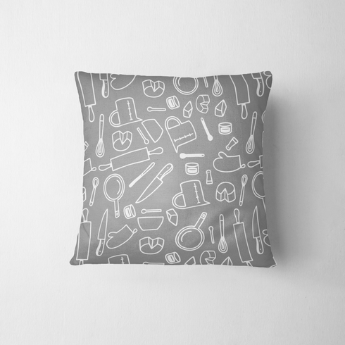 fabric pillow mockup