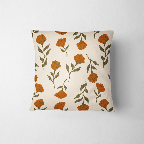 fabric pillow mockup