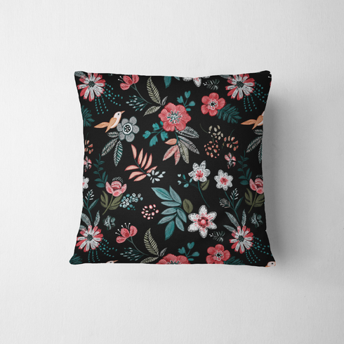 fabric pillow mockup