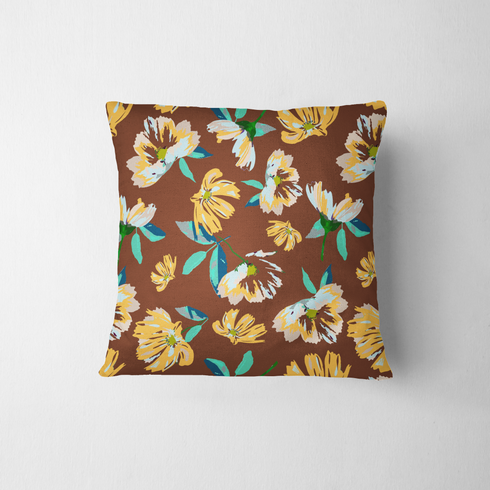 fabric pillow mockup