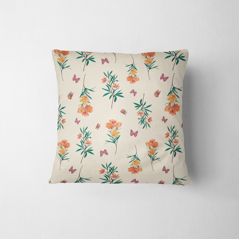 fabric pillow mockup