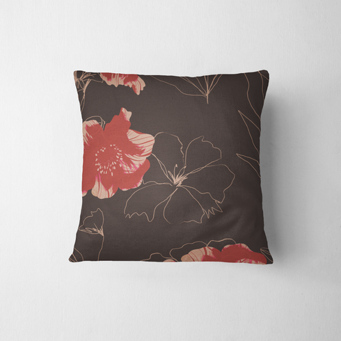 fabric pillow mockup