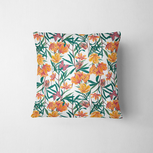 fabric pillow mockup