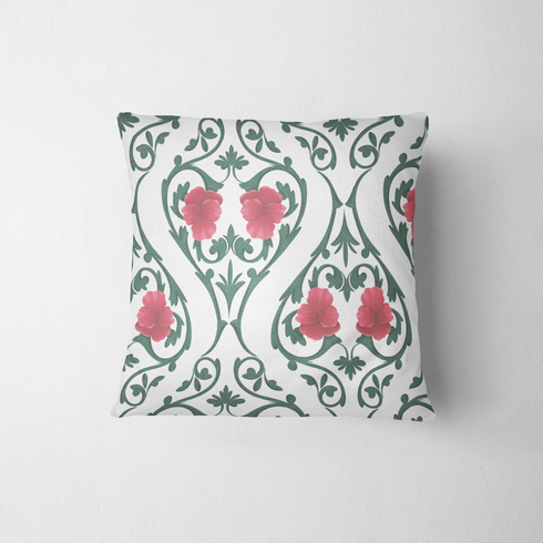 fabric pillow mockup