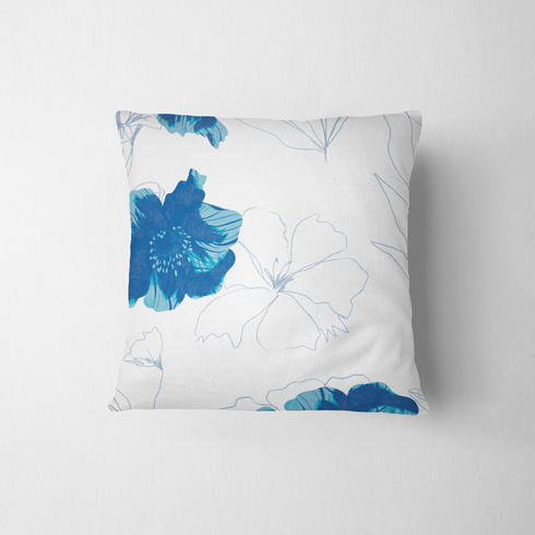 fabric pillow mockup