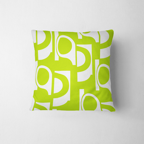 fabric pillow mockup