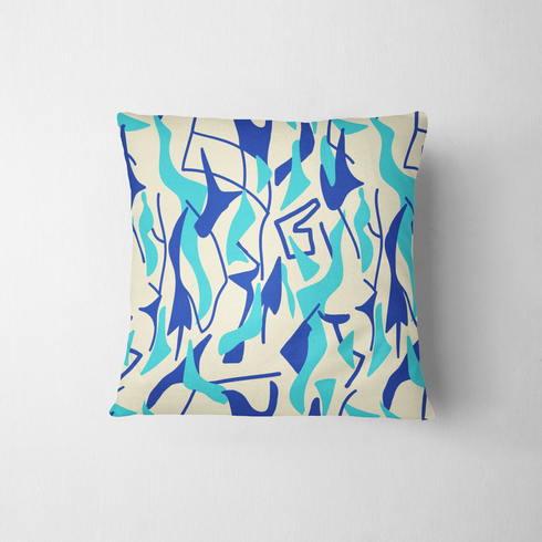 fabric pillow mockup