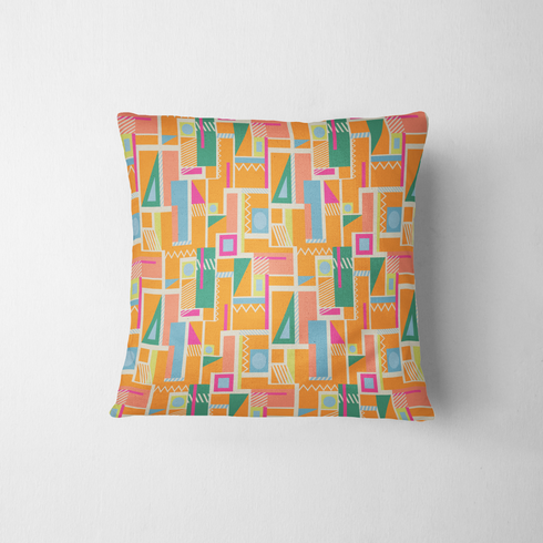 fabric pillow mockup