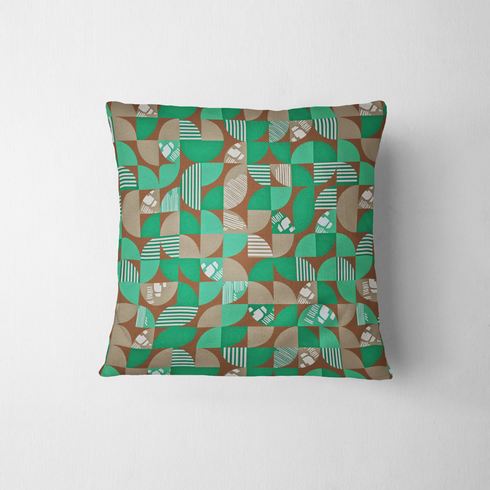 fabric pillow mockup
