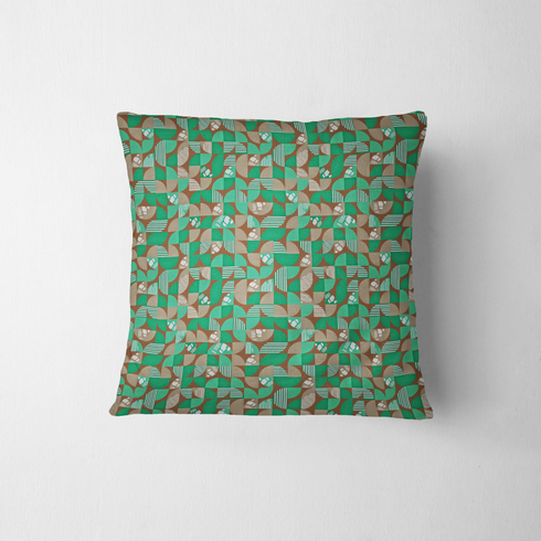 fabric pillow mockup