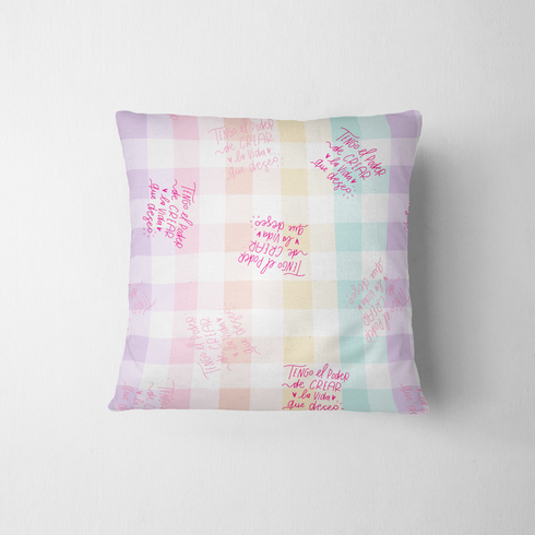 fabric pillow mockup