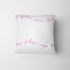 fabric pillow mockup