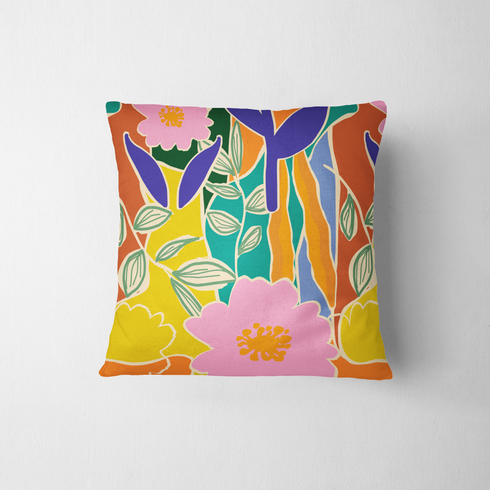 fabric pillow mockup