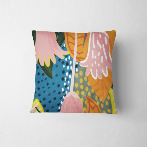 fabric pillow mockup