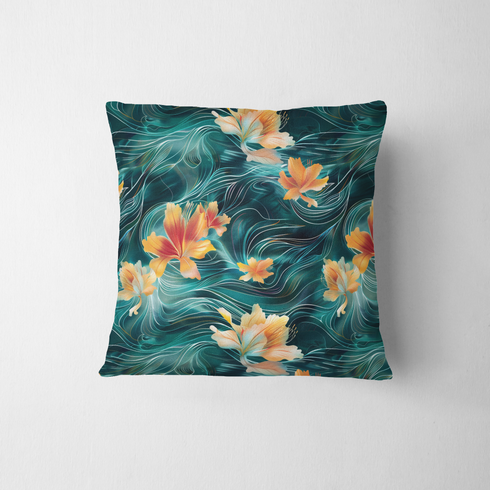 fabric pillow mockup