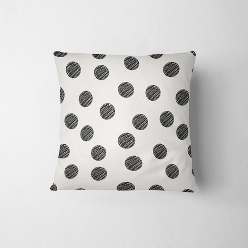 fabric pillow mockup