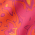 Patrón abstracto de colores vibrantes con tonos de rojo, naranja, púrpura y amarillo en forma de mármol líquido. fabric ripple mockup