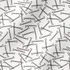 Patrón de líneas y formas abstractas en blanco y negro que asemejan horquillas o clips dispersos aleatoriamente sobre fondo claro. fabric ripple mockup