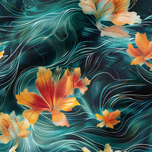 fabric ripple mockup