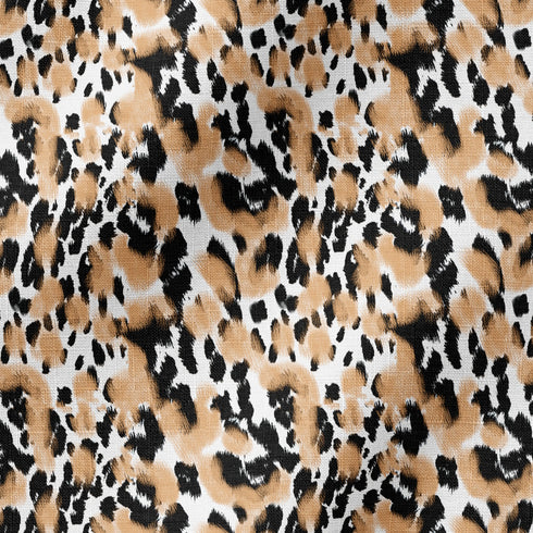 Estampado animal print en negro, café y blanco con manchas difuminadas estilo leopardo fabric ripple mockup