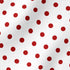 Patrón de pepas rojas sobre fondo blanco